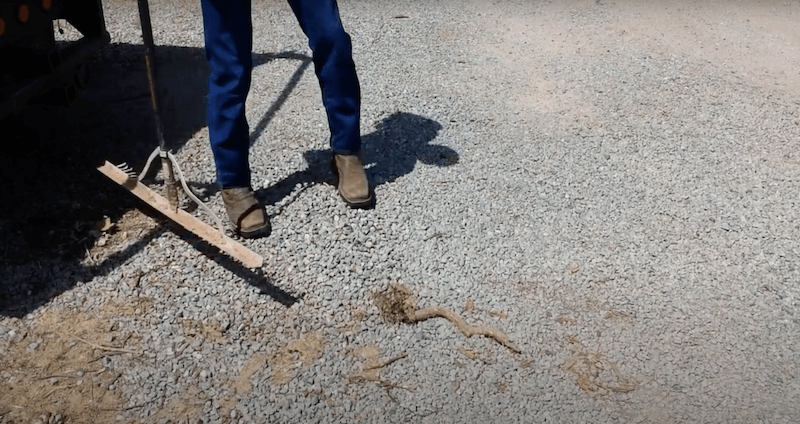 What are rock screening rake and when are they used?